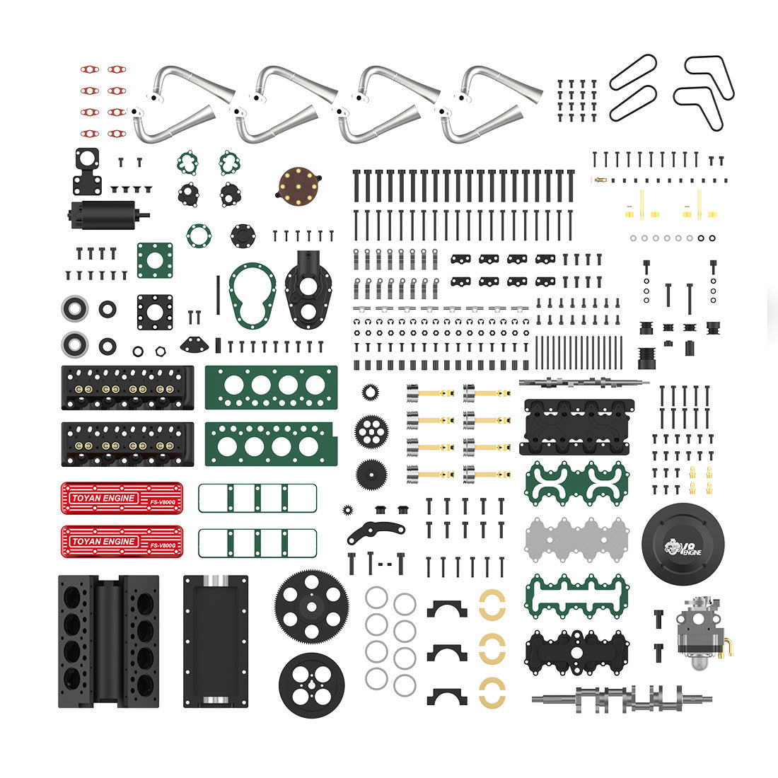 toyan v8 engine model kit that works build your own engine working gas gasoline new