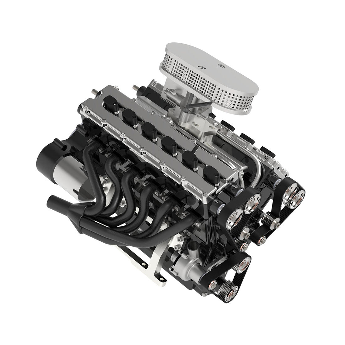 ENJOMOR V12 Engine Model That Works - GS-V12 72CC DOHC Gas Engine ...