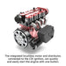 enginediy l4 engine enjomor gs l4 dohc inline 4 cylinder 4 stroke water-cooled rc gasoline engine model that works ic engine