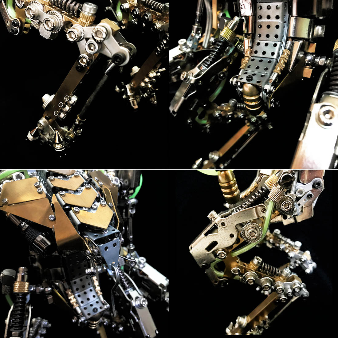 XIA-A 3D Metal DIY Future Mech Model with Articulated Joints & Lights