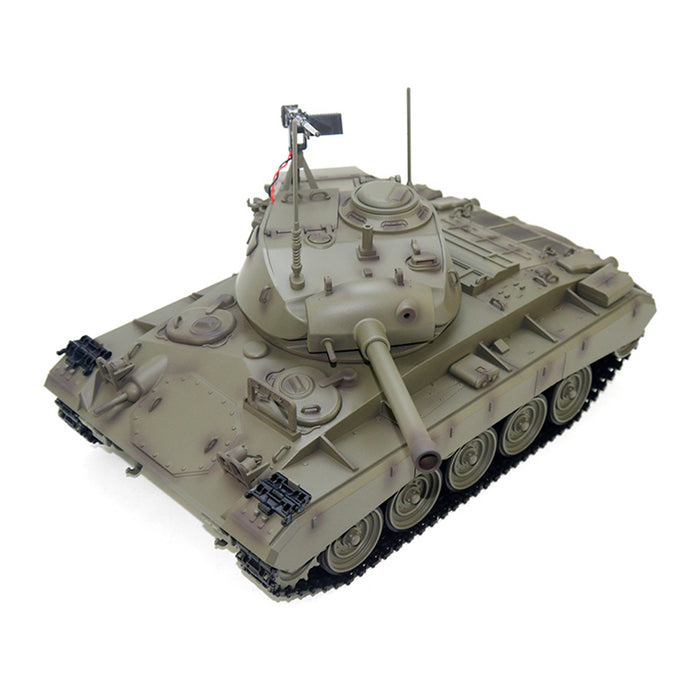 1/16 Scale 2.4G RC US M24 Light Tank Model With Smoke and Sound Effects