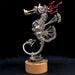 3D Metal Steampunk Seahorse Music Box Assembly Model Kit 