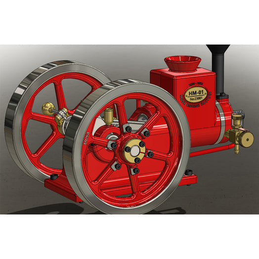 EngineDIY RETROL ENGINE HM-01 7cc Engine 4-stroke Horizontal Hit and Miss Internal Combustion Engine Model