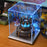 1:1 Scale MK1 Arc Reactor Floating Rotating LED Tech Desk Ornament