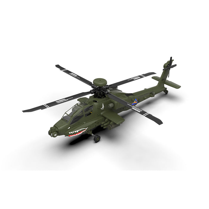 YU XIANG F11 AH64 1/32 Scale 2.4G 6CH BNF Version Helicopter Model 