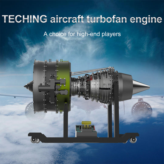 teching metal turbofan engine model kit that works build your own jet engine building set 