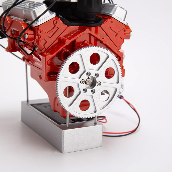 ENJOMOR 1/6 Scale 3D Printed Simulated Electric V8 Internal Combustion Engine Model Kit - Build Your Own V8 Engine