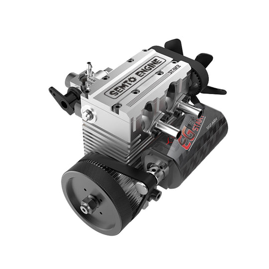 OTTO MOTOR & TOYAN FS-L200AC Engine 7cc SOHC Mini Inline 2-cylinder 4-stroke Air-cooled Nitro Engine Model Kit