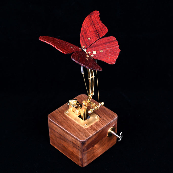 Flying Butterfly Model Kit 3D Dynamic Mechanical Crafts Kinetic Butterfly Model Kit for Kids, Teens, and Adults