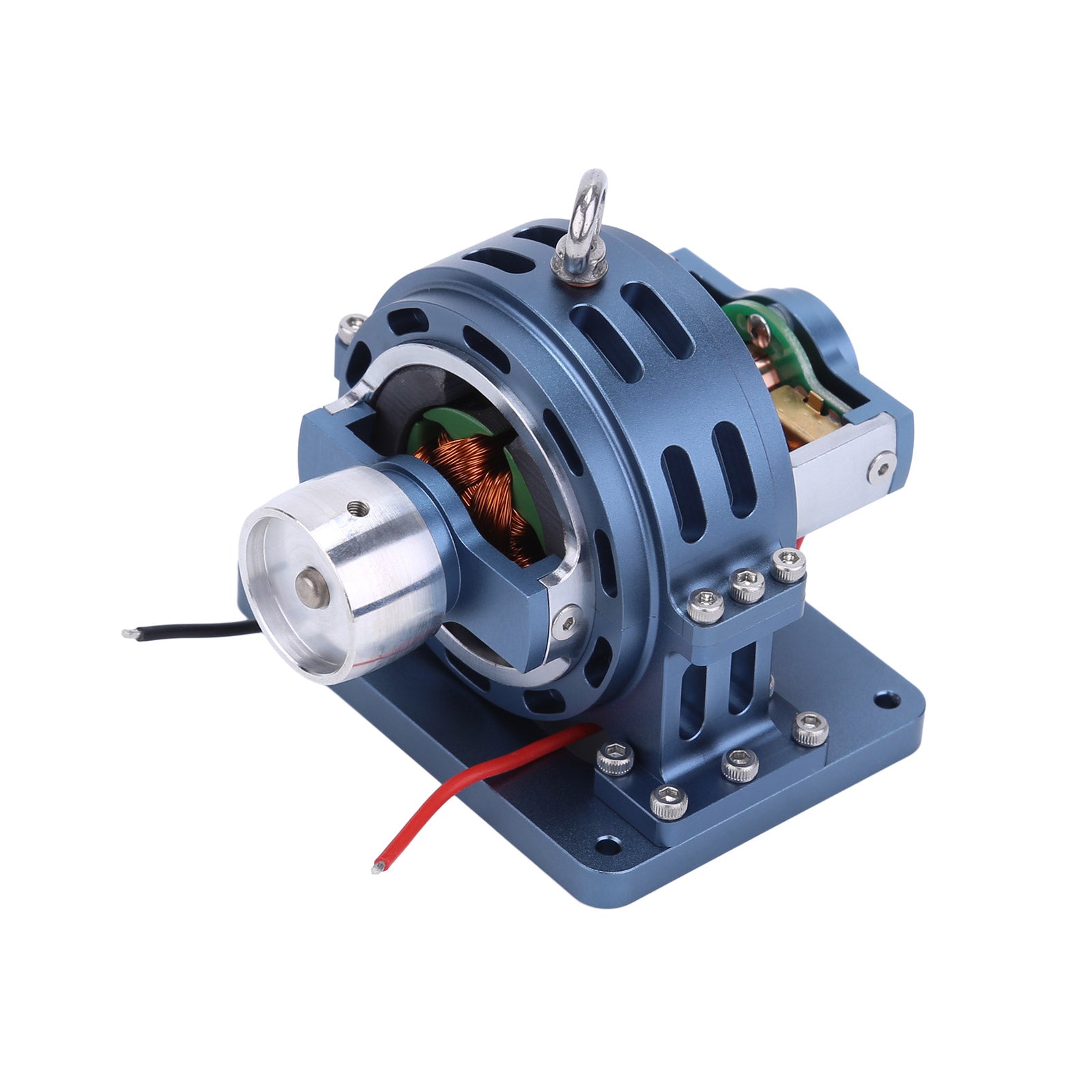 12V Mini High Magnetic DC Generator Model for HOWIN/ENJOMOR/RETROL/SEMTO Engine Models DIY Modification (Blue)