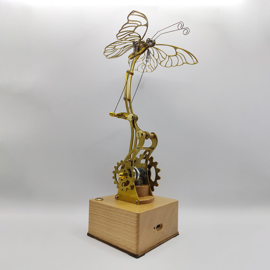 Mechanical Butterfly Dynamic 3D DIY Mechanical Metal Butterfly Model Kit for Kids, Teens, and Adults