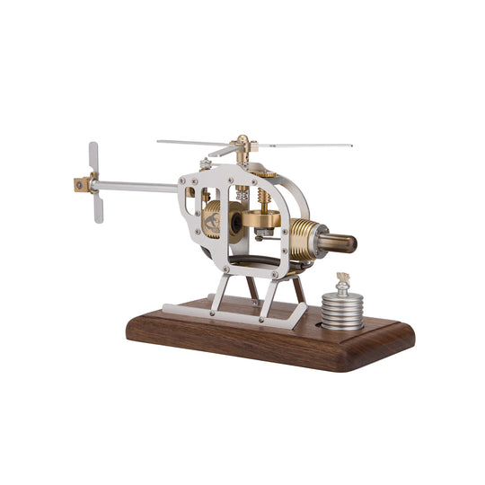 DIY Helicopter Model Kit Parts Working Hot Air Stirling Kit-Stirling Engine Model That Works