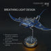 Manta Ray Mechanical Marine Biological 3D Metal Assembly Model with Lights -ENGINEDIY