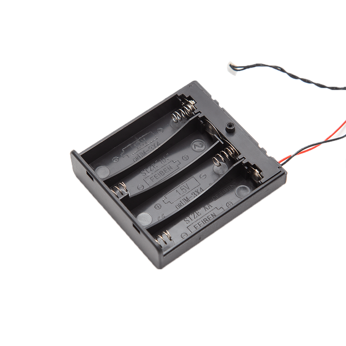 4 AA Battery Holder with Switch HX2.54 Connector Specifically Compatible with MAD V8 Engine Model