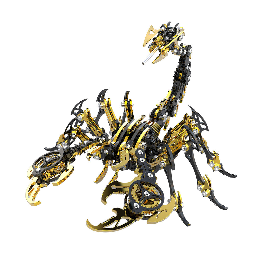 3D DIY Mechanical Punk Scorpion Animal Metal Puzzle Model Assembly Toy Creative Ornament