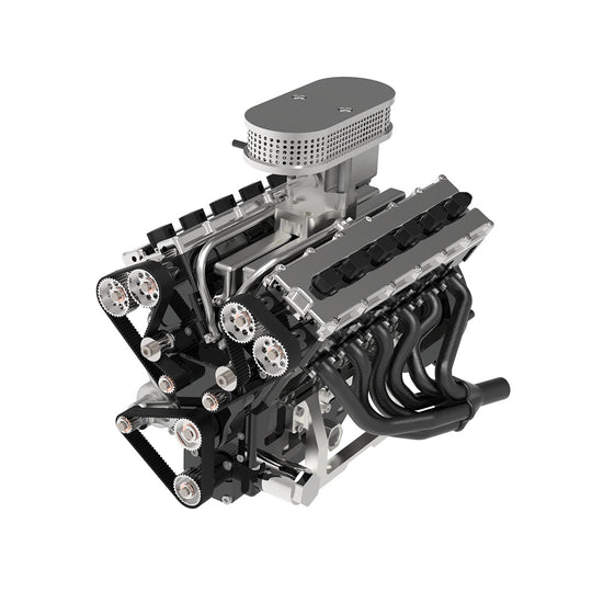 enjomor v12 engine model that works gs-v12 gas engine johnnyq90 large scale model v12 72cc chuan qi 