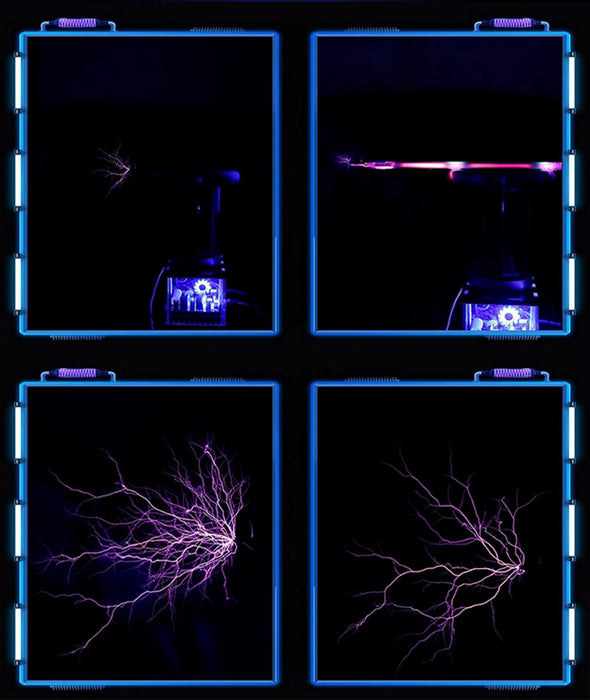 music tesla coil artificial lightning storm coil experiment model