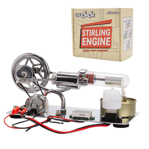 ENJOMOR γ-Type Hot Air Stirling Engine Model Kit