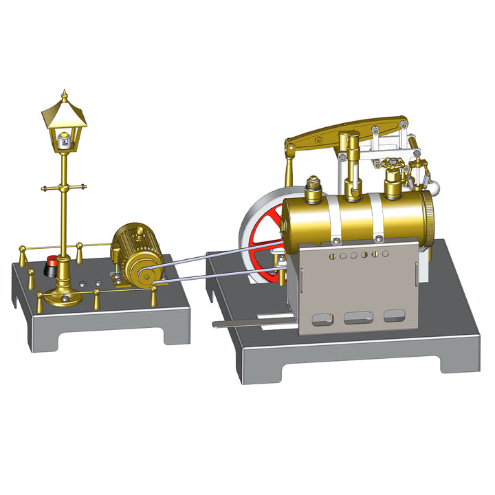 RETROL SE-01 Full Metal Stationary Beam Steam Engine Model 