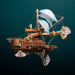 300+PCS DIY Fantasy Airship 3D Steampunk Model Wooden Puzzle Toy