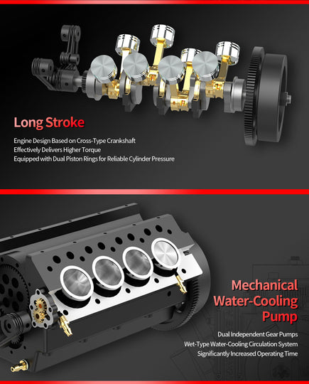 toyan v8 engine model kit that works build your own engine working gas gasoline 