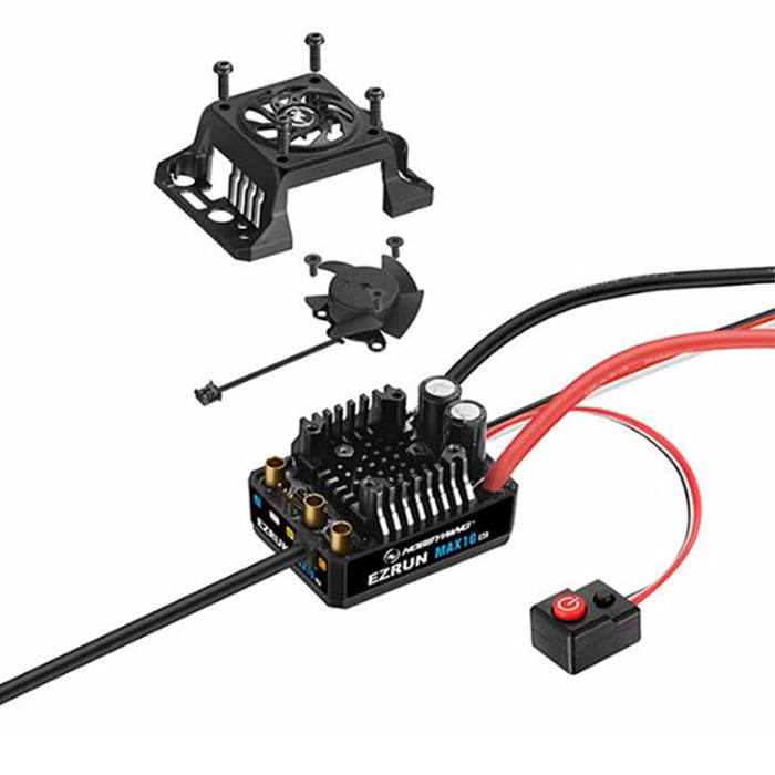 HW EzRun MAX10 G2+3652 G3 3300KV Sensored Brushless Power Kit with Extension Wire&ESC&Motor Set