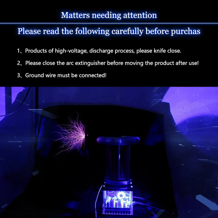 music tesla coil artificial lightning storm coil experiment model