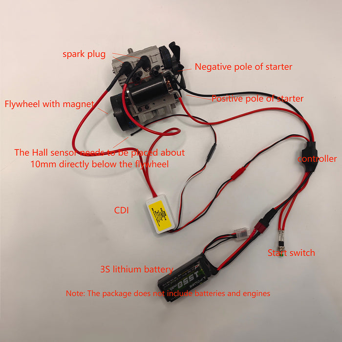 Gasoline Engine Conversion Kit for SEMTO ST-NF2 L2 Nitro Engine Models