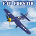 VOLANTEXRC F4U Corsair Airplane 400mm Wingspan Airplane 2.4G RC 4CH Airplane Fixed Wing Aircraft with Xpilot Gyro System for Beginner - RTF - enginediy