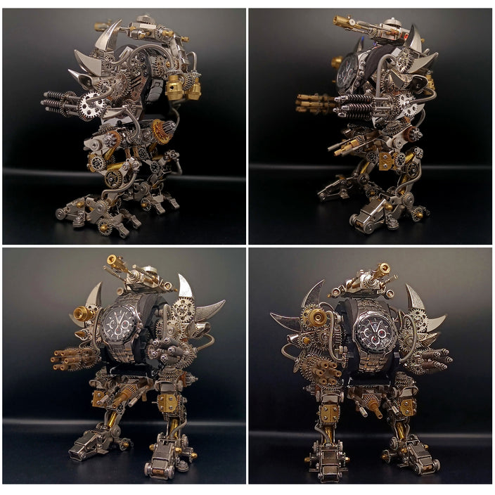 3D Metal Mechanical Puzzle Magnetic Mecha DIY Assembly Model Kit for Kids, Teens, and Adults