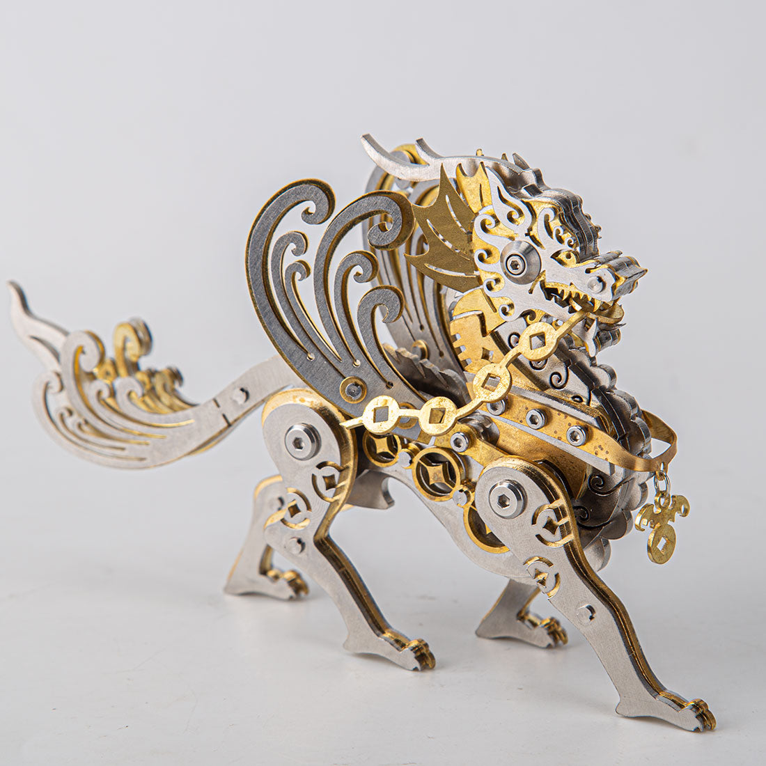 3D Metal Puzzle Mechanical Pixiu Model DIY Assembly