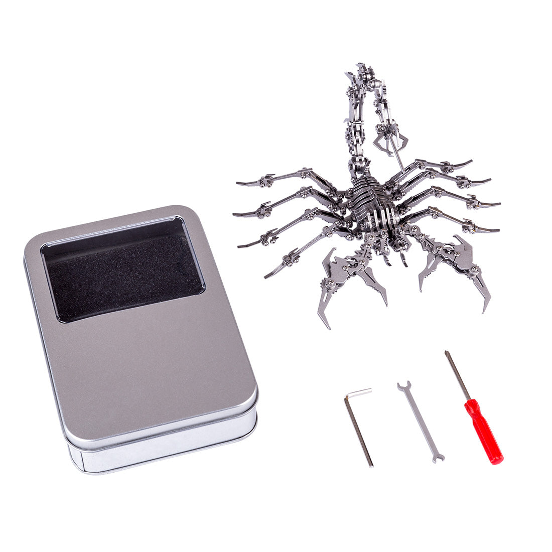 3D Puzzle DIY Model Kit Detachable Jigsaw Scorpion Metal Games - enginediy