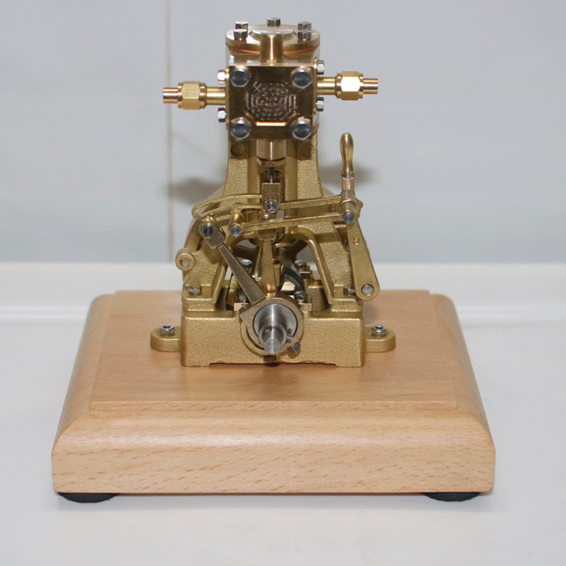 M31B 1.85CC Mini Retro Vertical Single-cylinder Reciprocating Double-acting Steam Engine Model Toys