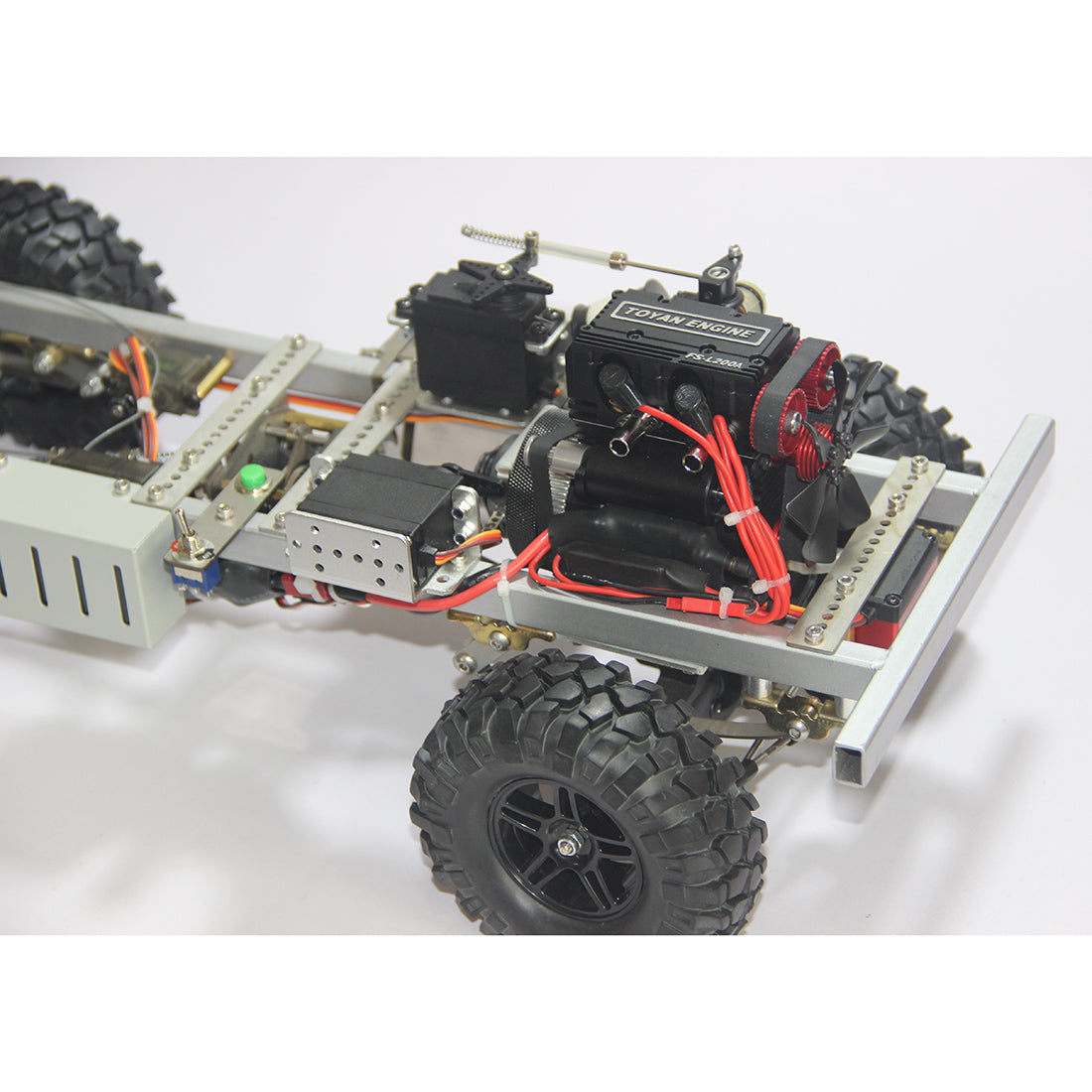 1/10 RC Car 2.4G 4WD Off-road Vehicle with TOYAN Double-cylinder Engine - RTR Version