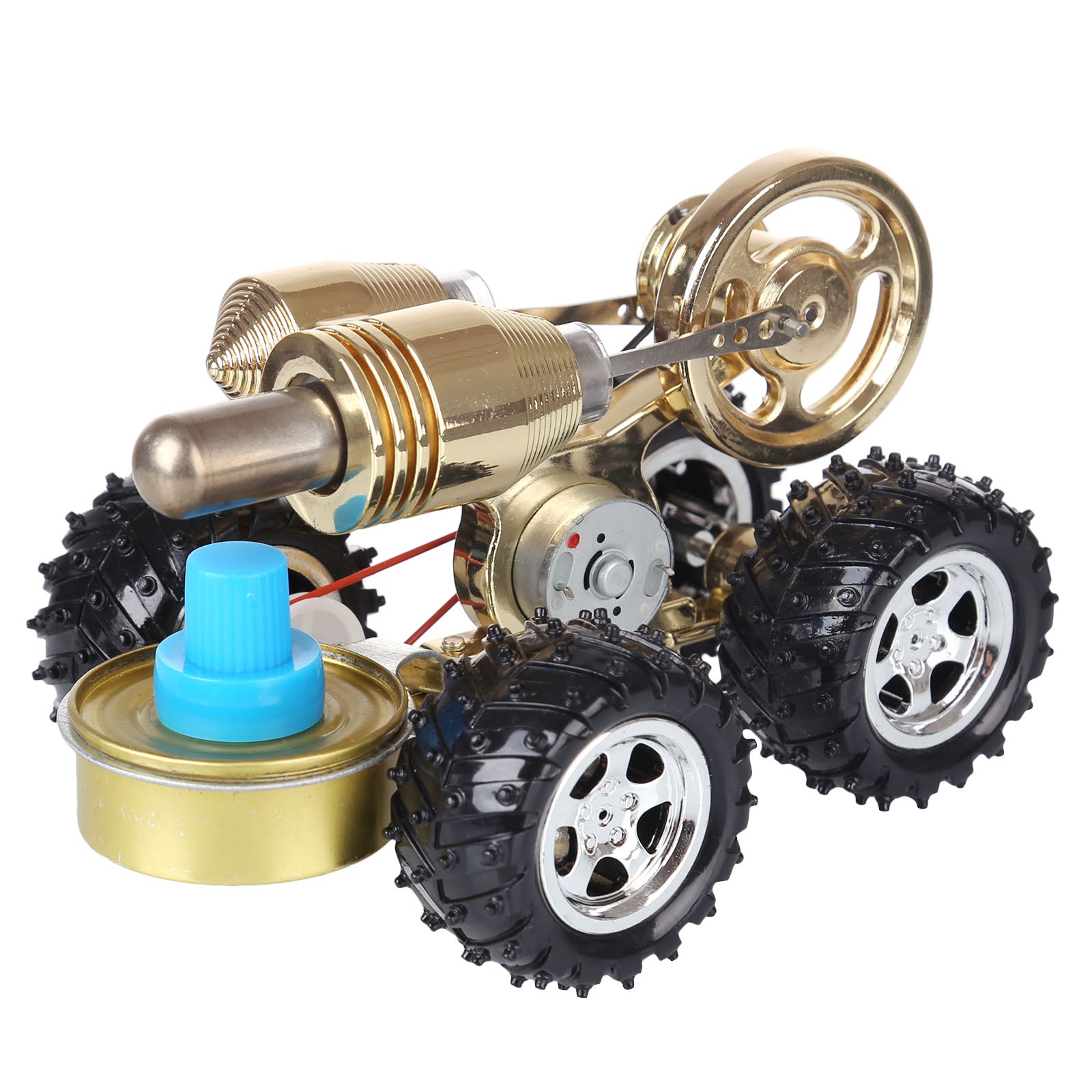 Stirling Engine Car Model Stirling Engine Vehicle Educational Toy STEM Engine Model Creative Gift