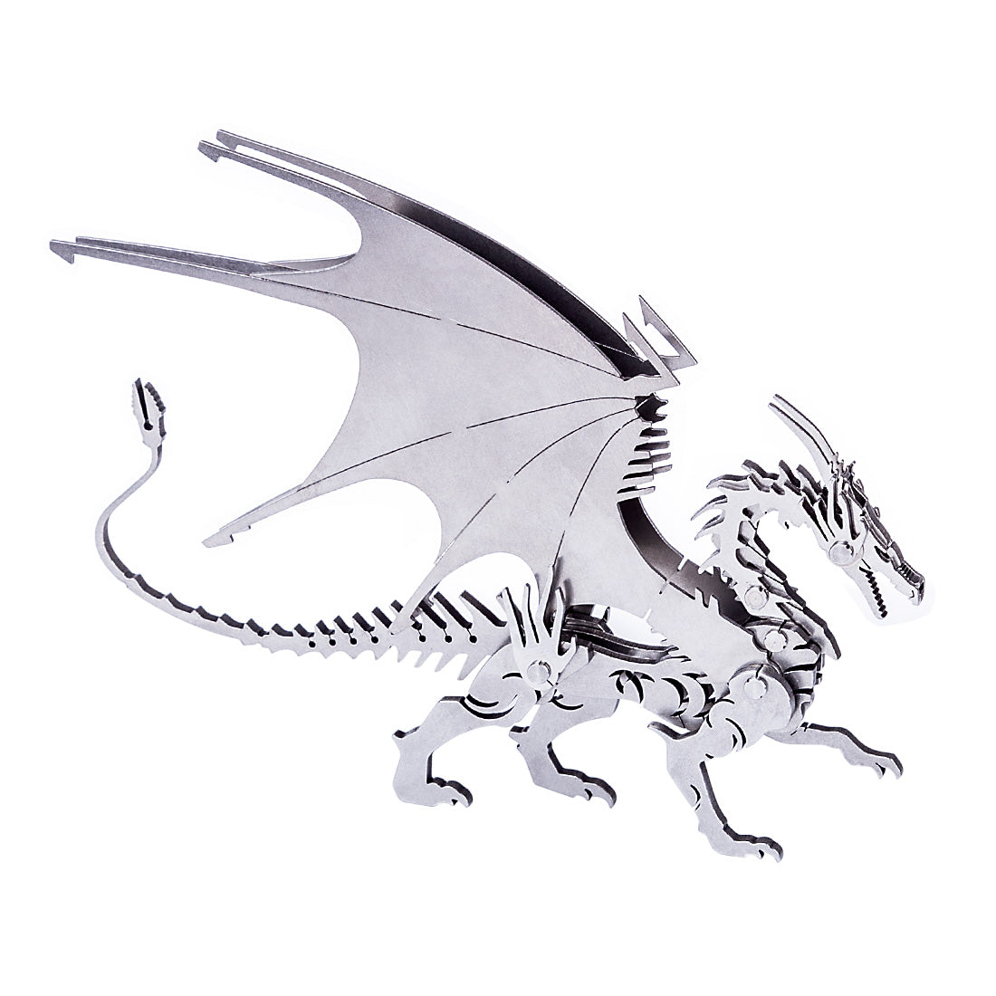 3D Puzzle DIY Model Kit Dragon Metal Games Creative Gift