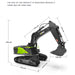 HUINA 4-in-1 1: 14 22CH 2.4G RC Excavator Remote Control Truck Electric Engineering Vehicle Model Unique Gift for Kids, Teens and Adults - enginediy