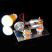 Stirling Engine Model with Electricity Generator - Light Up Colorful LED Enginediy - enginediy