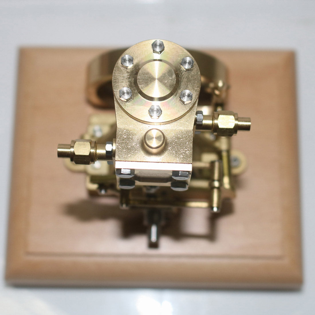 M31B 1.85CC Mini Retro Vertical Single-cylinder Reciprocating Double-acting Steam Engine Model Toys