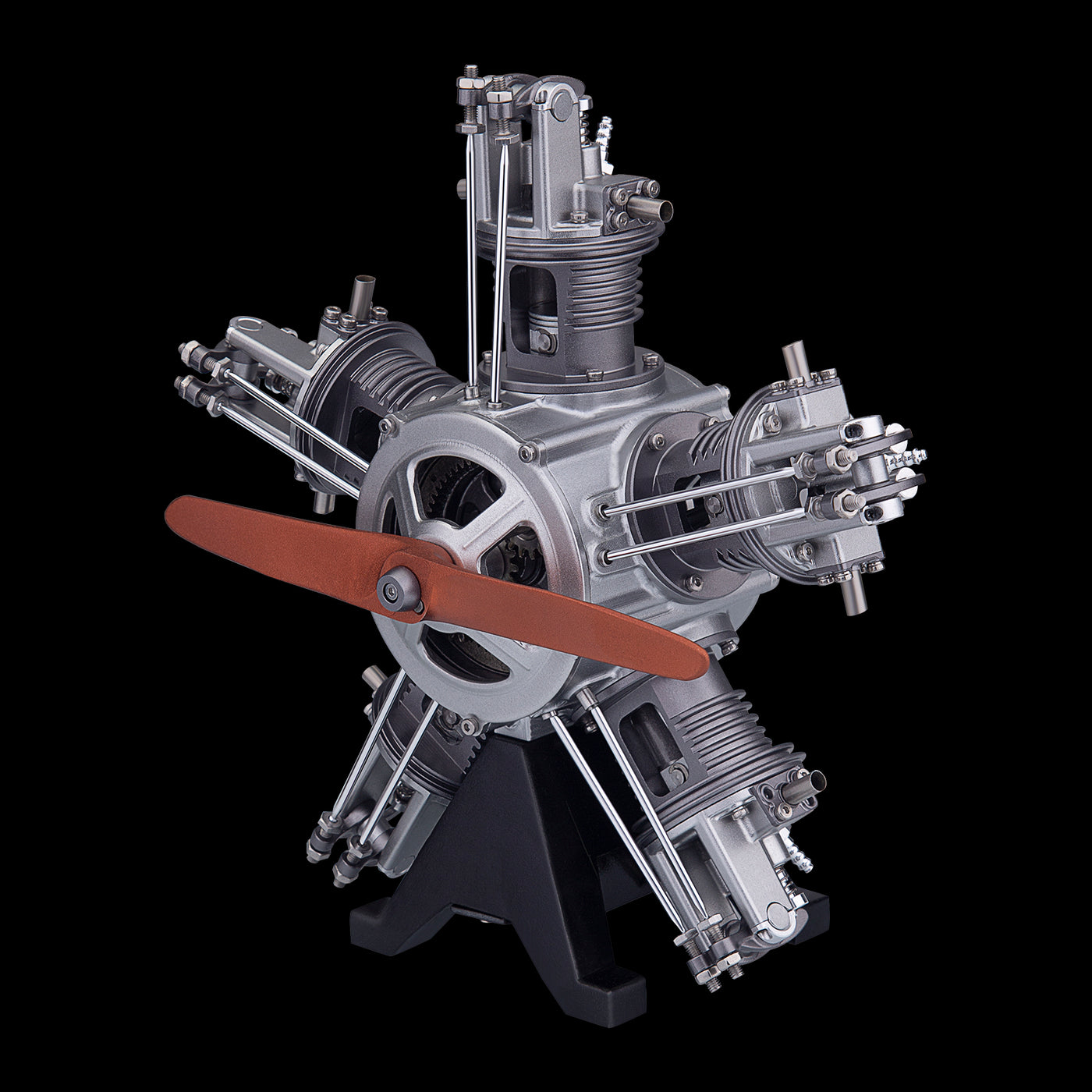 5 Cylinder Radial Engine Model Kit that Works - Build Your Own Radial ...