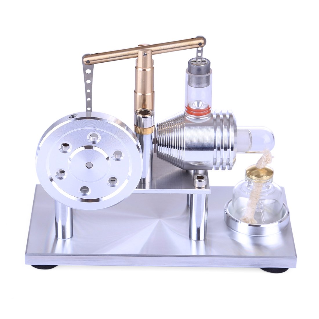 Stirling Engine Model Stainless Steel Balance Stirling Engine Science Experiment Toy - Enginediy - enginediy