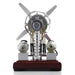 16 Cylinder Stirling Engine Double Tank Gas Powered Motor Stirling Engine Model Toy - enginediy