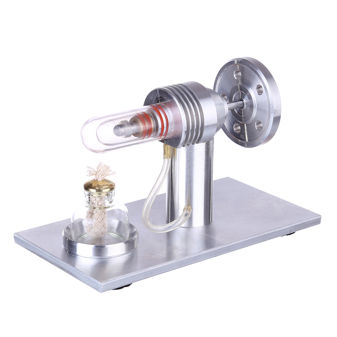 Metal Stirling Engine Model External Combustion Engine Model Physics Experiment - enginediy