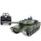 1/16 RC Tank German Leopard 2A6 Main Battle Tank 2.4G Remote Control Model Military Tank with Sound Smoke Shooting Effect