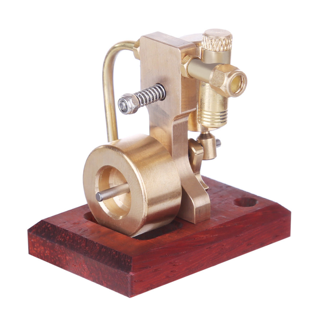 Mini Single Cylinder Swing Steam Engine Model without Boiler - enginediy