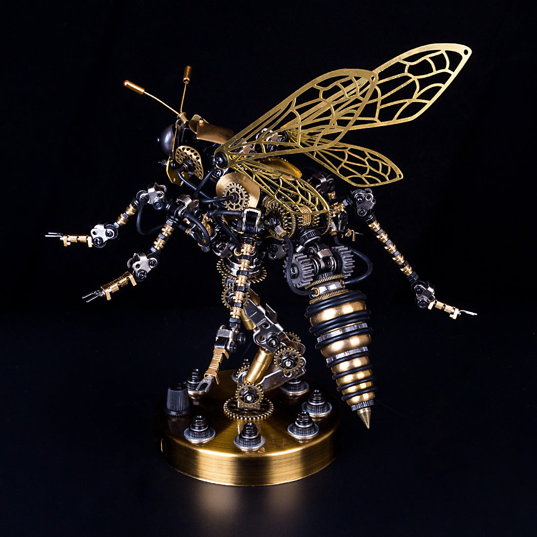 3D Puzzle DIY Model Kit Steampunk Wasp Metal Games Creative Gift