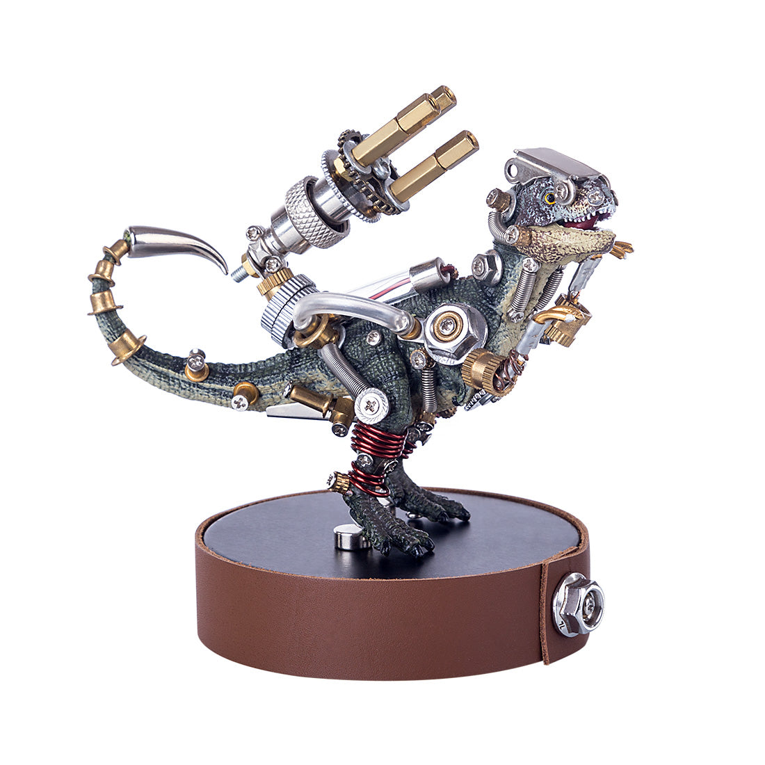 3D Metal Model Kit Mechanical Dinosaur DIY Games Assembly Puzzle Jigsaw Creative Gift - 136Pcs - enginediy