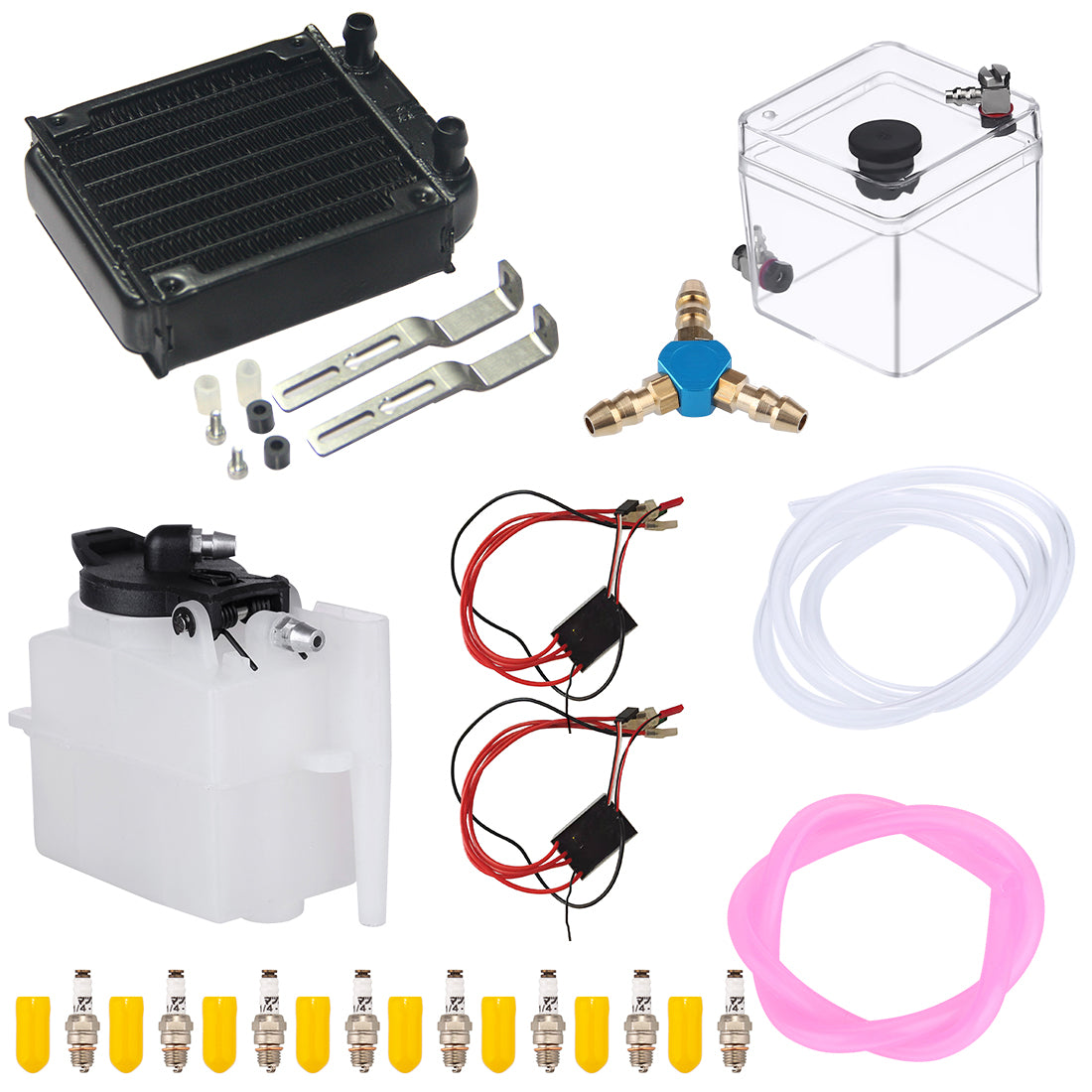 Start Ignition and Water Cooling Kit for HOWIN & TOYAN V8 Engine FS-V800 Engine - TOYAN Original