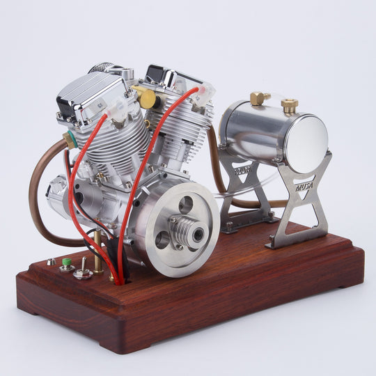 CISON FG-VT9 9cc V2 Engine and Original Parts V-twin 4-Stroke Air-cooled Motorcycle Engine