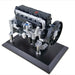 1:10 SC12E Diesel Engine Alloy Simulation Engine Model - enginediy